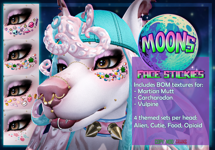 MoonS - Face Stickies