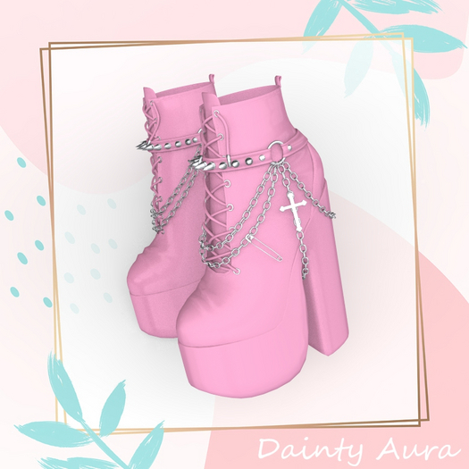 Pink Ankle Boots KUPRA