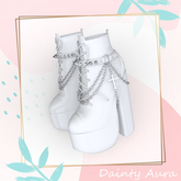 White Ankle Boots KUPRA