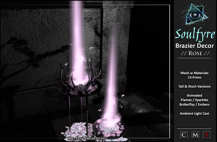 Soulfyre Brazier Dark // Set Rose
