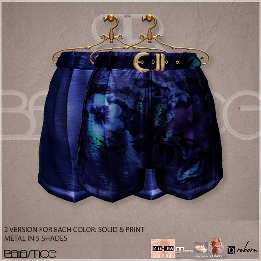 Baiastice_Troppy Shorts-Blue