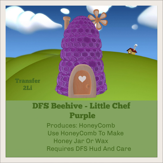 DFS Beehive - Little Chef - Purple