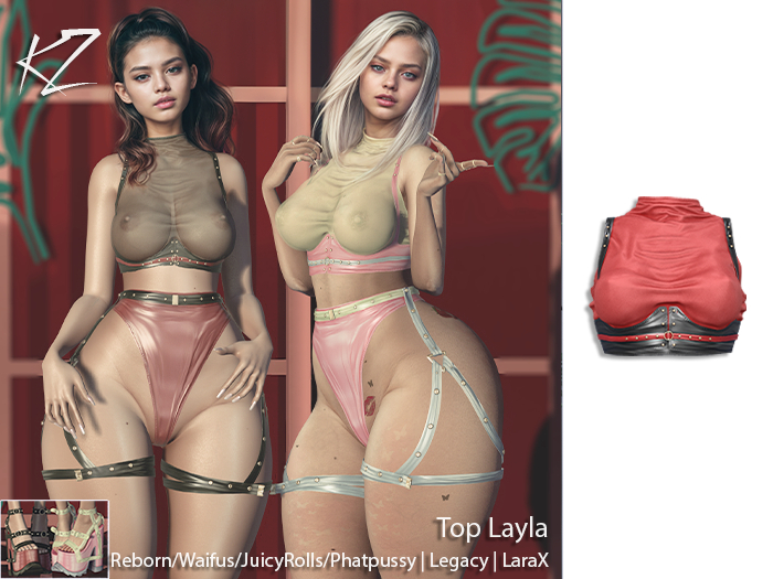 KZ Top Layla Red-black