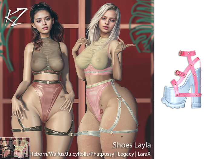 KZ Shoes Layla Rose-sky