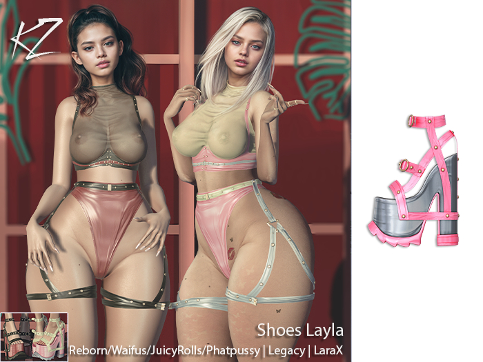 KZ Shoes Layla Rose-gray