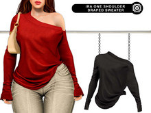 Addams // Ira Off Shoulder Draped Sweater // N*29