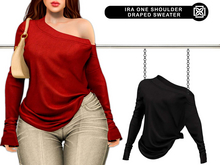 Addams // Ira Off Shoulder Draped Sweater // N*30