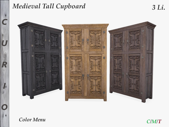 Medieval Tall Cupboard