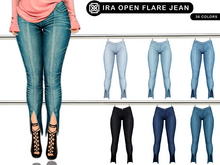 Addams // Ira Open Flare Jean // FATPACK