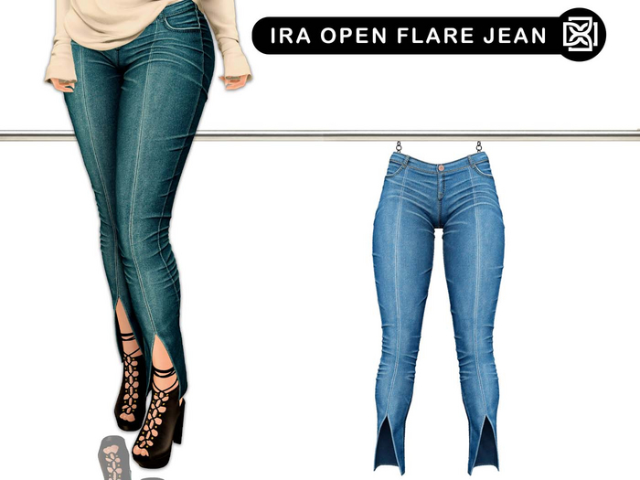 Addams // Ira Open Flare Jean // N*36