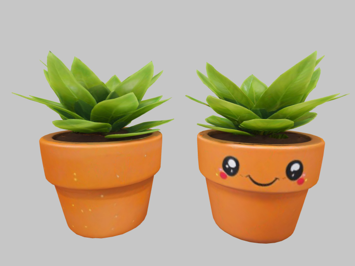 Succulent Clay Pot FULL PERM