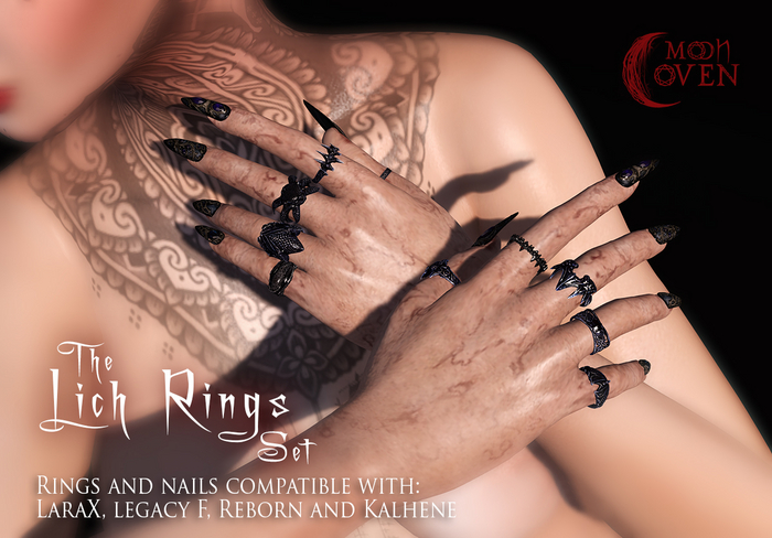 Moon Coven: The Lich Rings Set