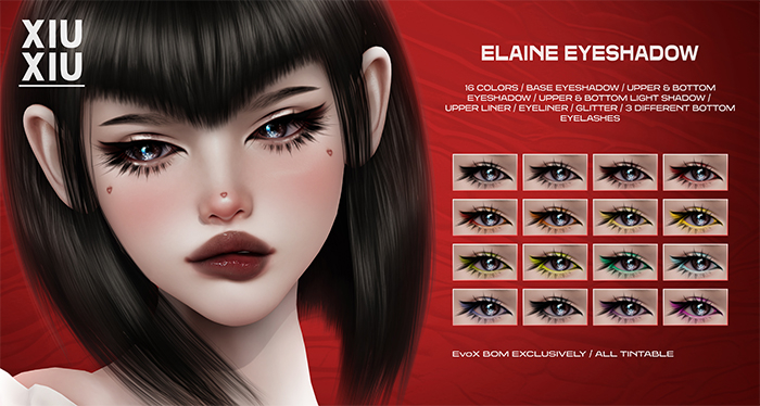 XiuXiu - Elaine eyeshadows 