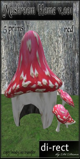 Mushroom Home v.001 (red)