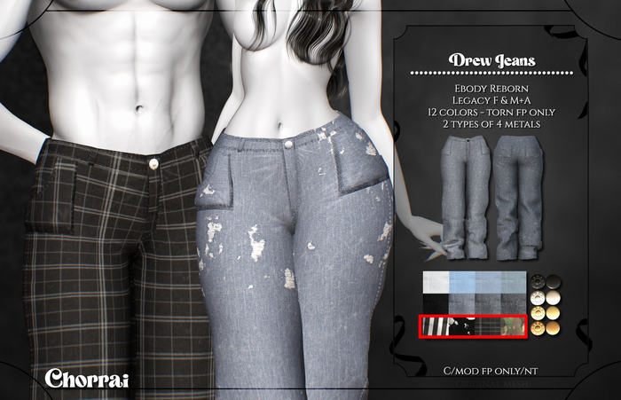 Chorrai - Drew Jeans {Extra Pack}