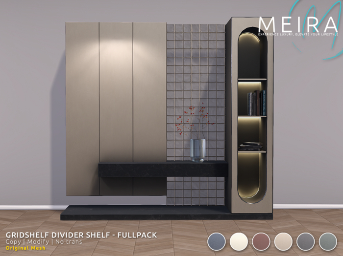 Meira GridShelf Divider Shelf - Fullpack