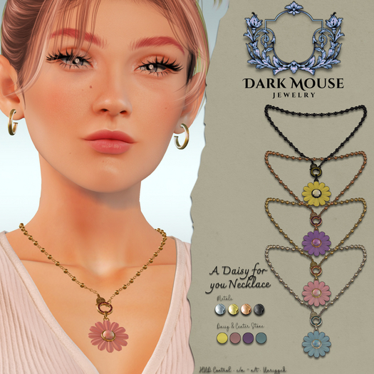 *DM* A Daisy for You Necklace 
