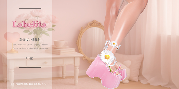 [LABELITA] Zinnia Heels Pink