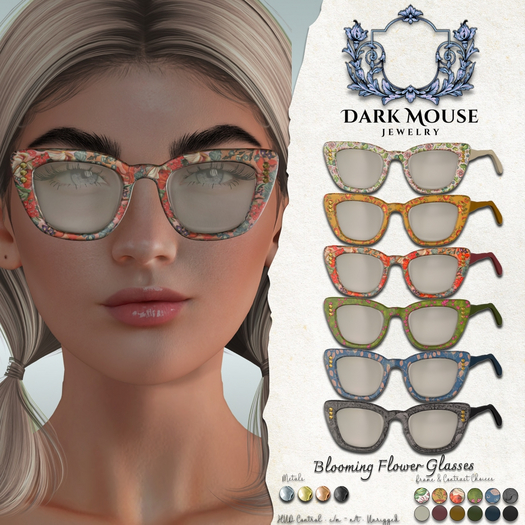 *DM* Blooming Flower Glasses 