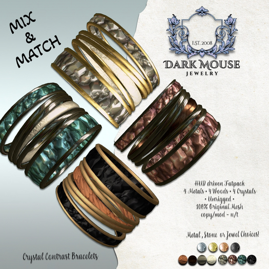 *DM* Crystal Bracelets Bangle