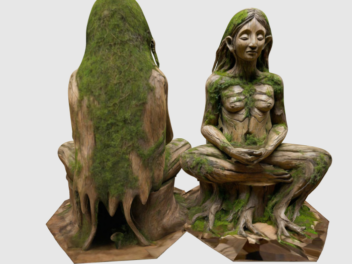 Mossy Forest Statue FULL PERM