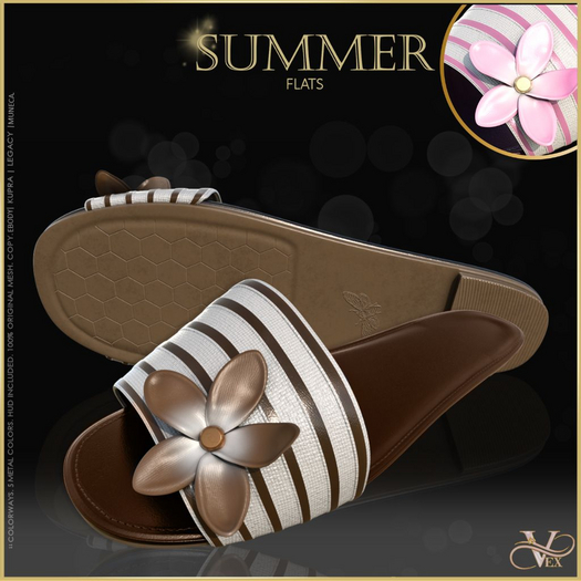 .:VEX.: Summer Flat : Pink (Add)