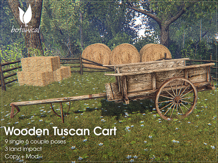 Wooden Tuscan Cart
