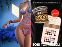 TORI TORRICELLI // Solea Layered Bracelet // FATPACK