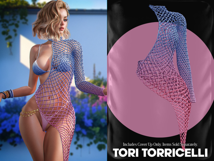 TORI TORRICELLI // Solea Cover-Up // Ombre1