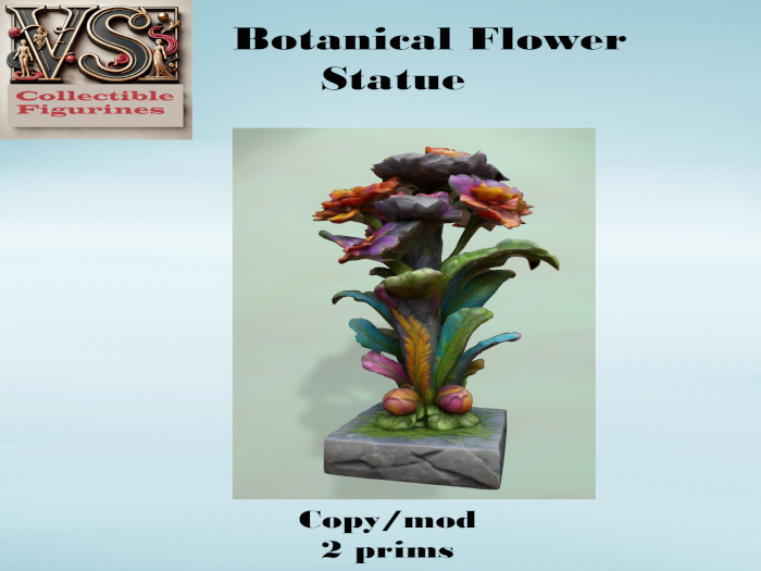 Botanical Flower statue  