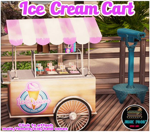 Junk Food - Ice Cream Cart 