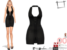 Full Perm Halter Front Slit Dress Maitreya 5.3 LaraX, Slink, Ocacin Voluptuous, Belleza, Ocacin Standard, Tonic