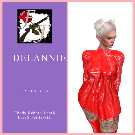 Delannie Latex Red