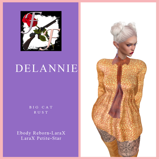 Delannie Big Cat Rust