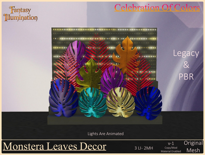 Monstera Leaves Decor