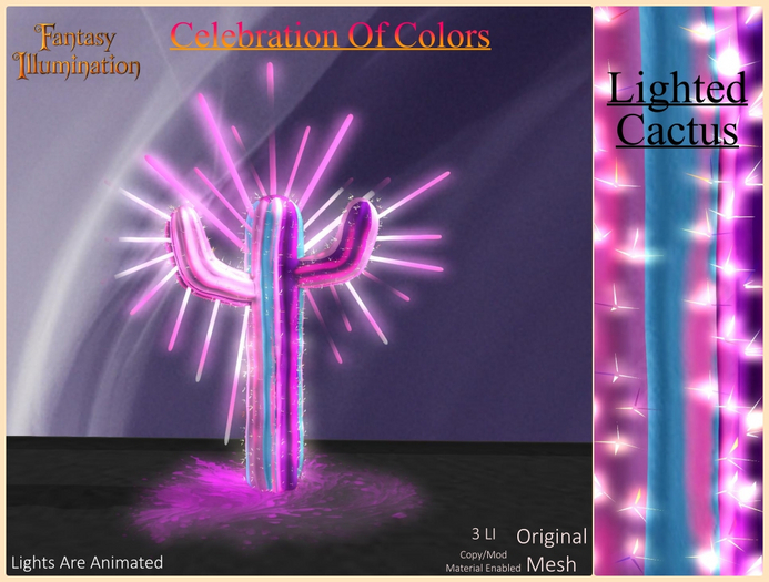 Lighted Cactus