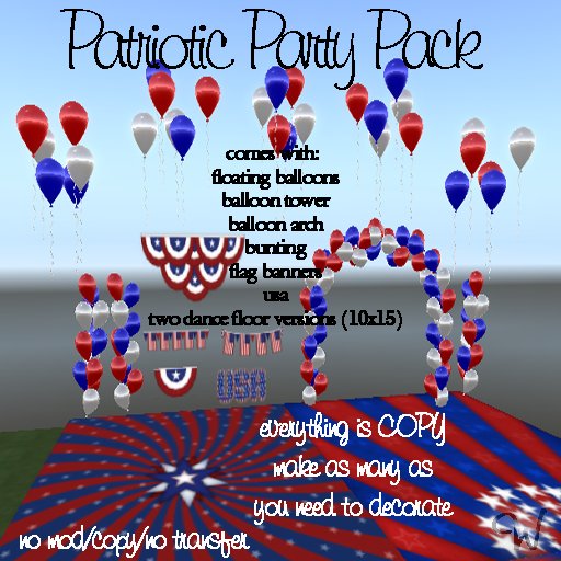 ~WC~ Patriotic Party Pack