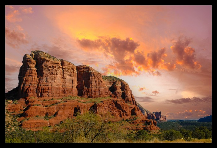 Courthouse Butte Sunset Sedona Arizona