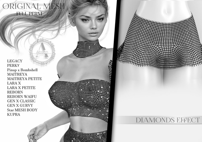 8103 DEMO **ABSEN** F-2238 SKIRT  FULL PERM