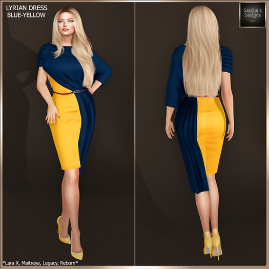 SAS - Lyrian Blue-Yellow Dress (LaraX & MB)  