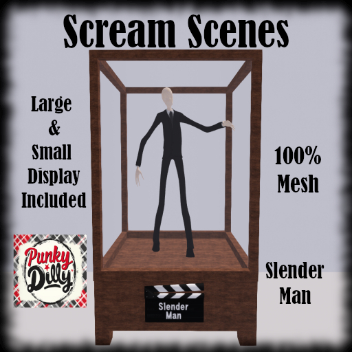 Second Life Marketplace - (PD) Scream Scenes - Slender Man