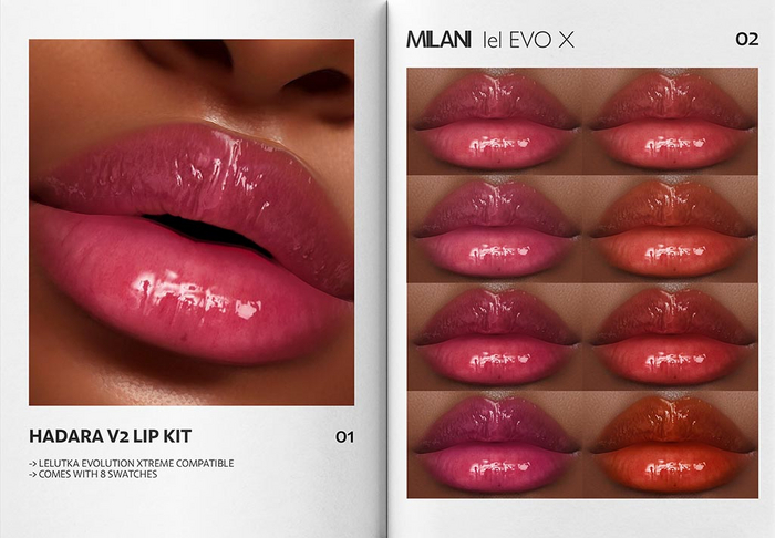 MILANI - "HADARA V2" LIP KIT / FATPACK