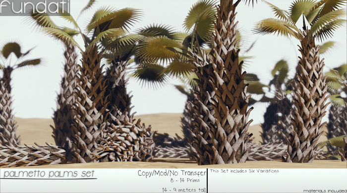 (Fundati) Palmetto Palms Set  (Boxed)