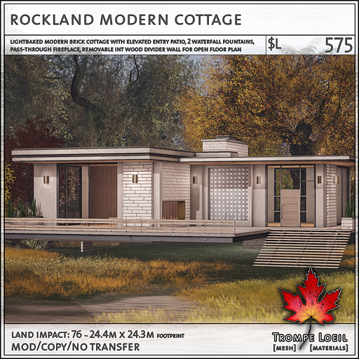 Trompe Loeil - Rockland Modern Cottage [mesh]