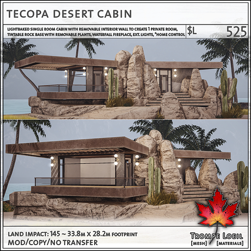 Trompe Loeil - Tecopa Desert Cabin [mesh]