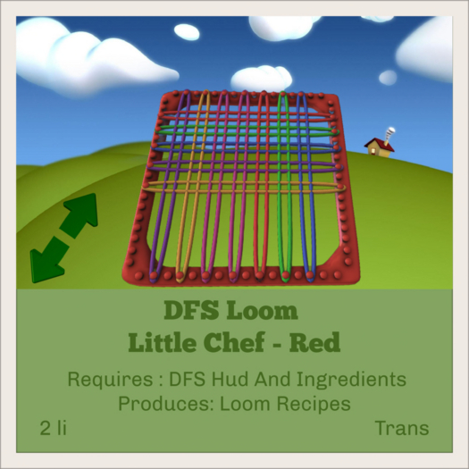 DFS Loom - Little Chef - Red