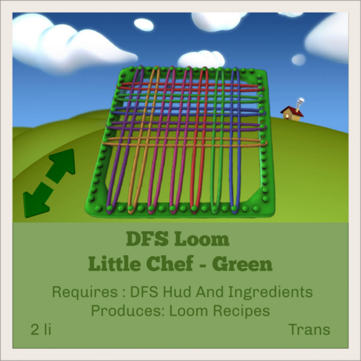 DFS Loom - Little Chef - Green