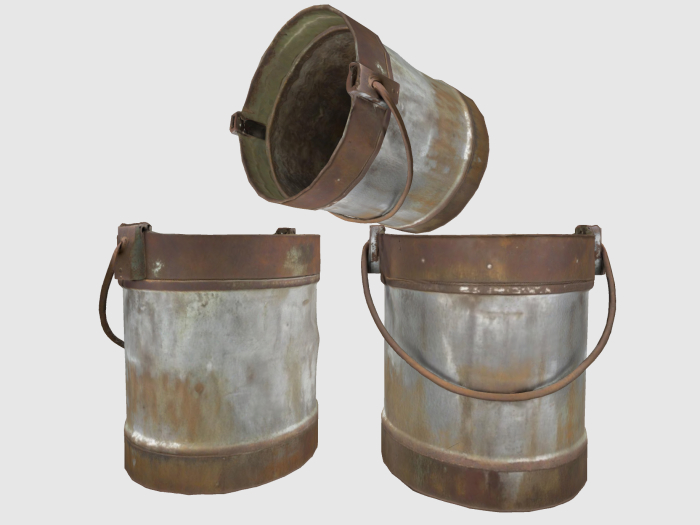 Rusty Bucket Pail FULL PERM