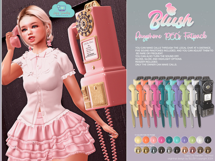 BLUSH - Payphone 1950s - Fatpack {lLazy Sunday}