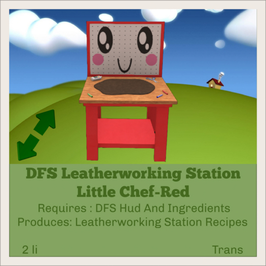 DFS Leatherworking Station - Little Chef - Red